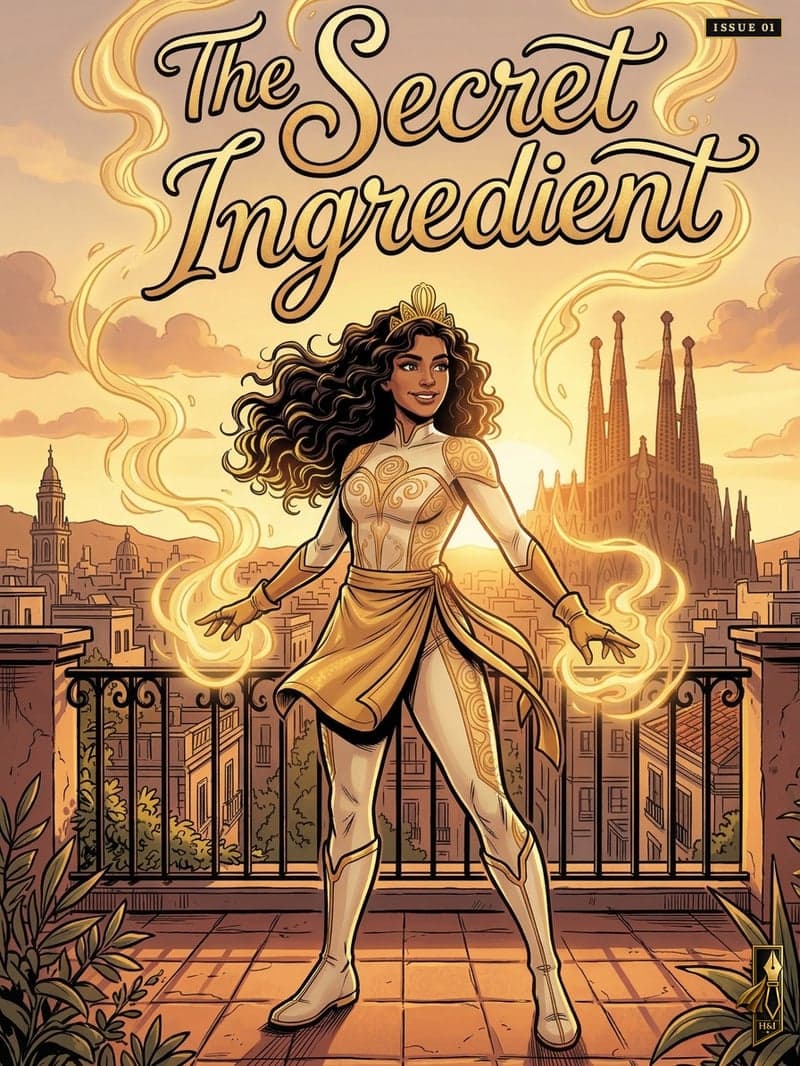 The Secret Ingredient - Hero & Ink comic cover